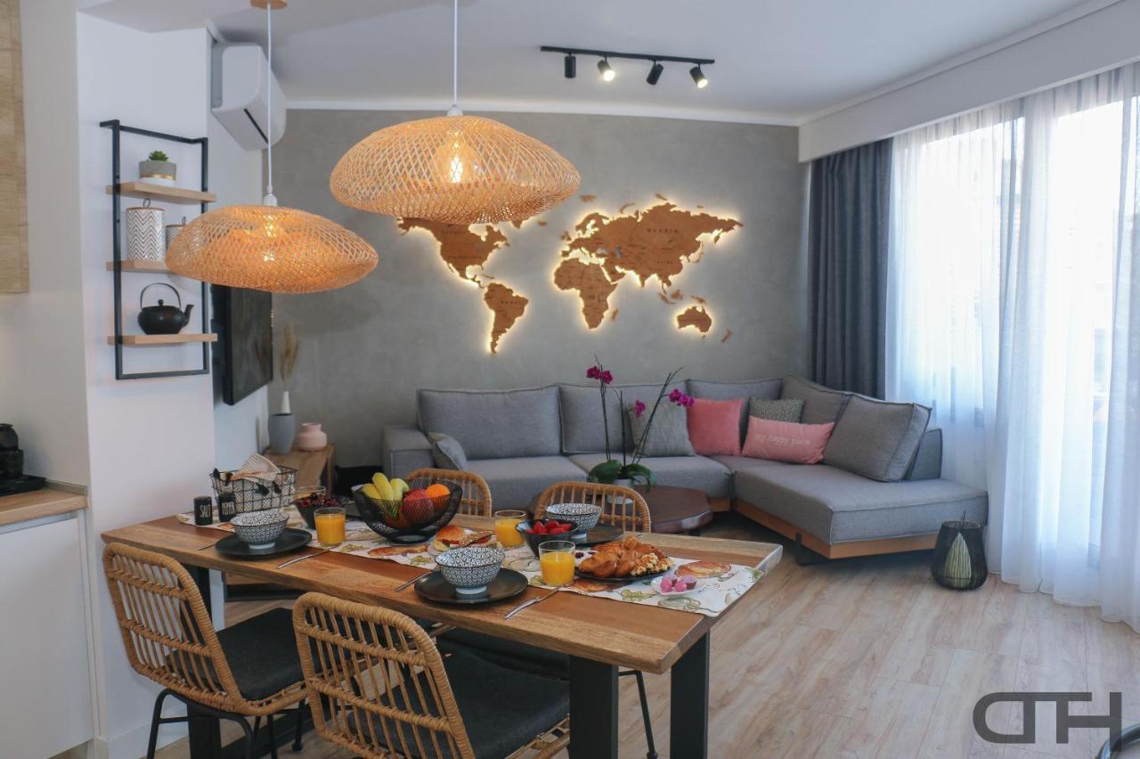 Luxury 80M2 Apartment With Balcony Downtown Szaloniki Kültér fotó
