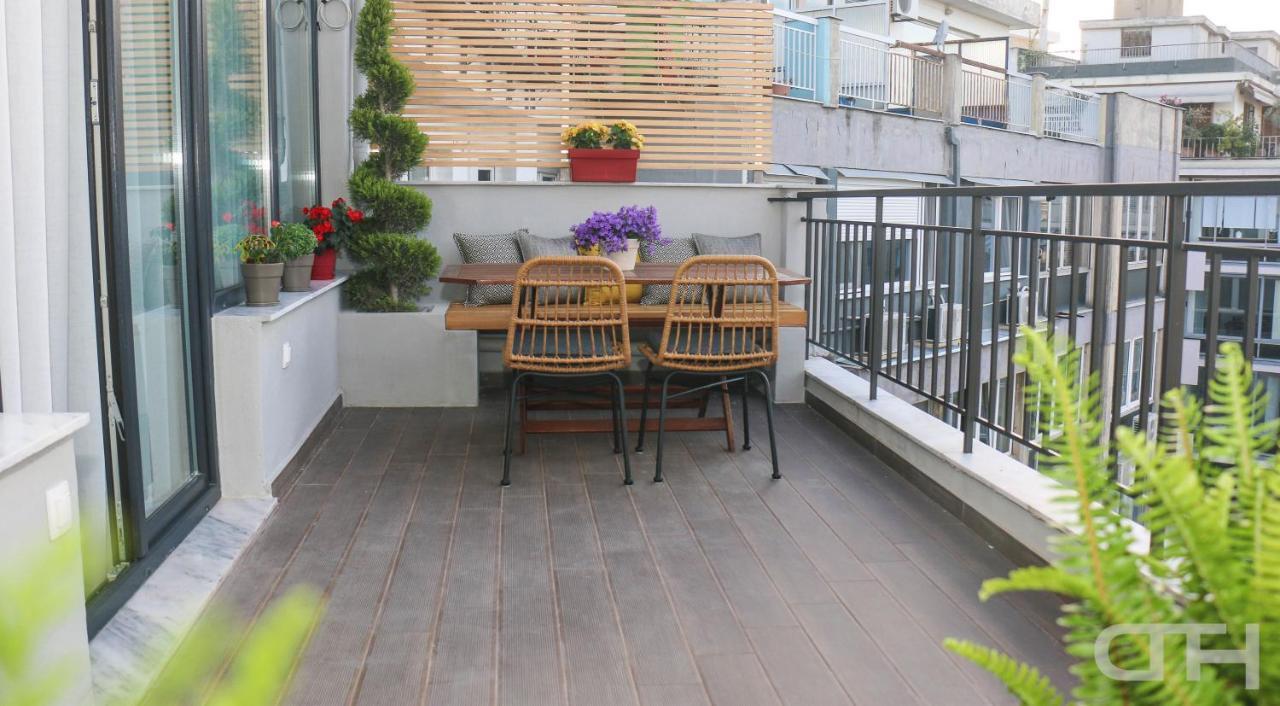 Luxury 80M2 Apartment With Balcony Downtown Szaloniki Kültér fotó