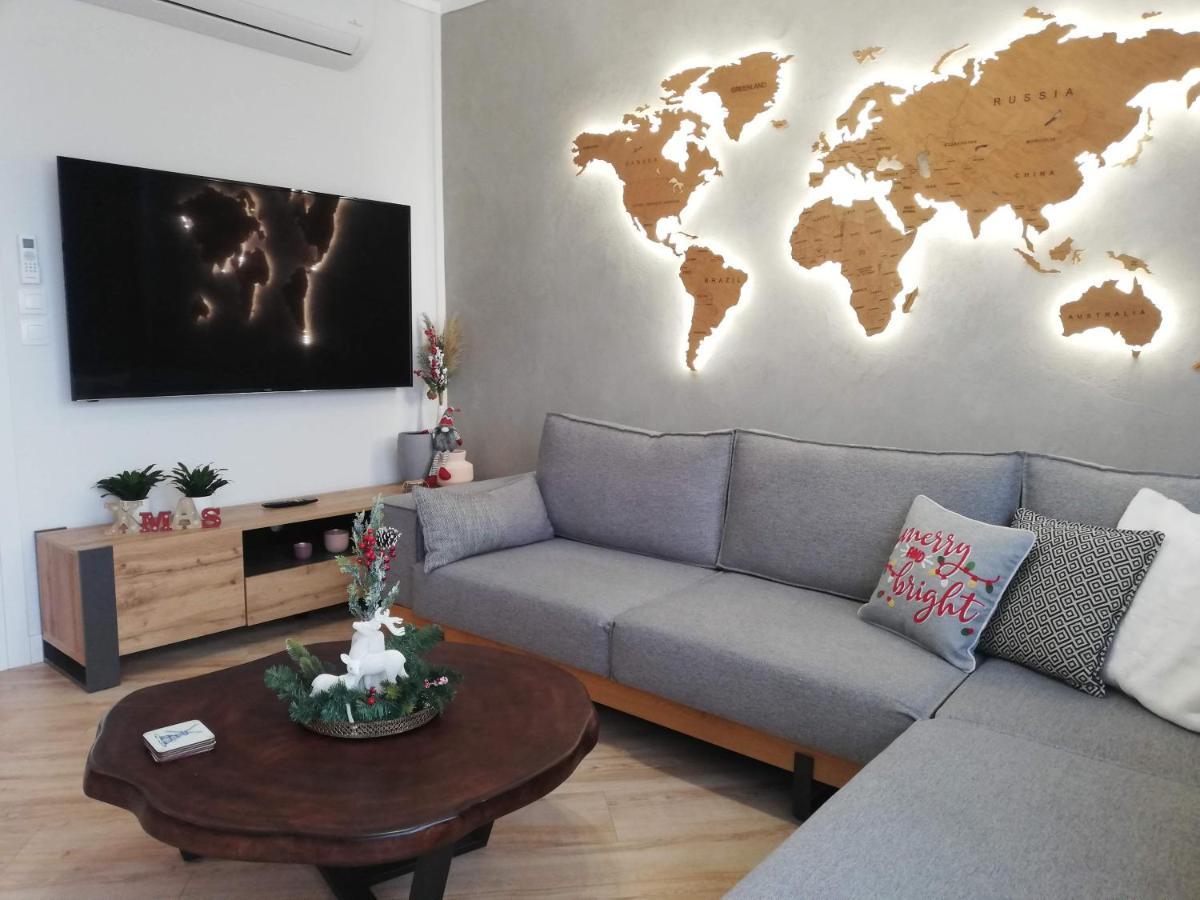 Luxury 80M2 Apartment With Balcony Downtown Szaloniki Kültér fotó