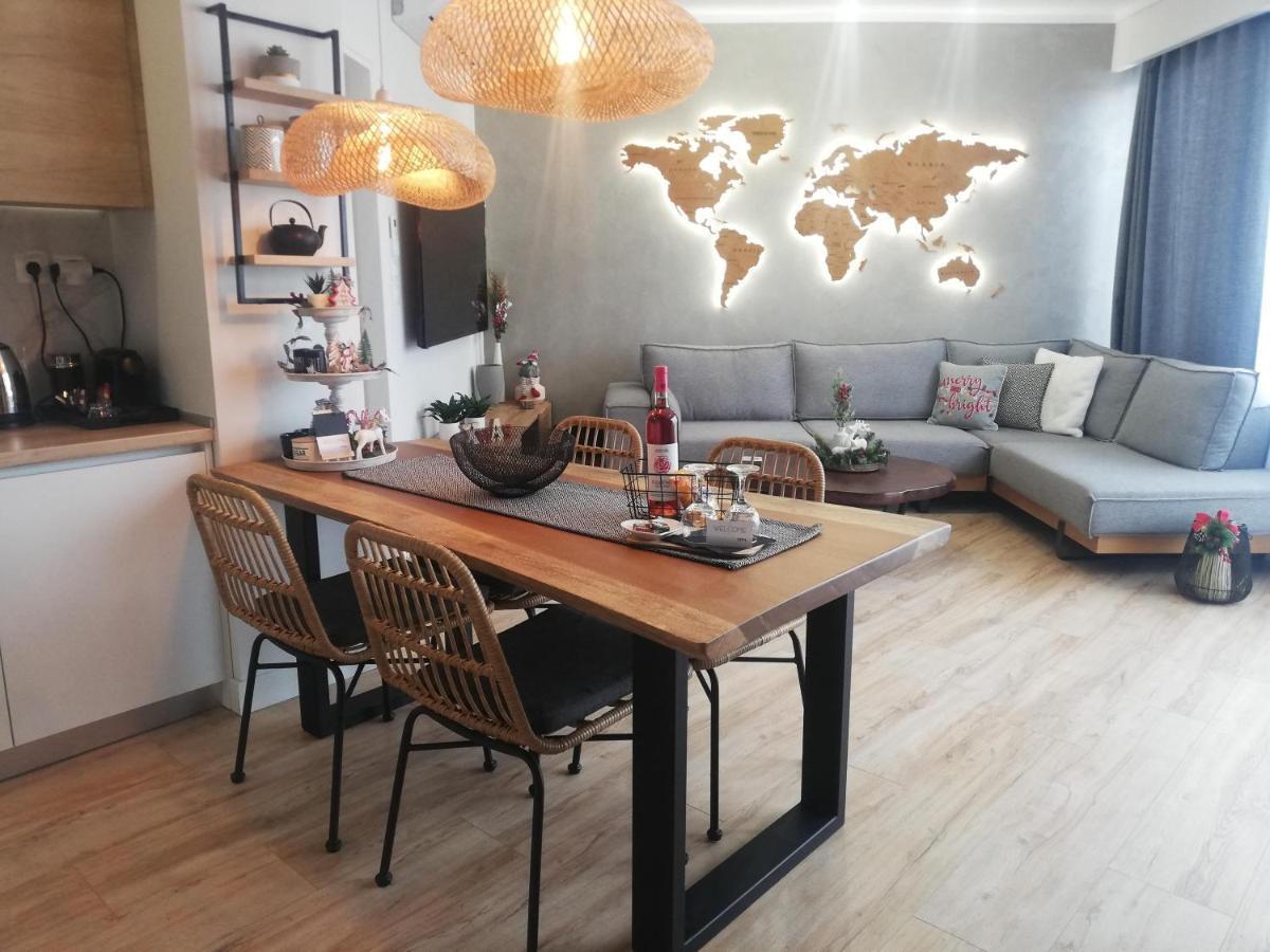 Luxury 80M2 Apartment With Balcony Downtown Szaloniki Kültér fotó